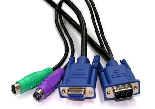 KVM M + 2xPS/2 M to KVM F Cable 1.8m